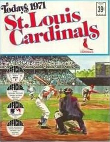 1971 Dell Stamps Cardinals Album